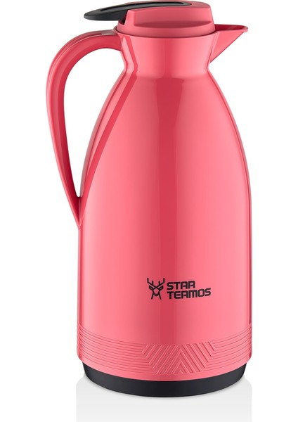 Morepse Serisi Cam Termos 1.5 Litre Pembe STM-6165
