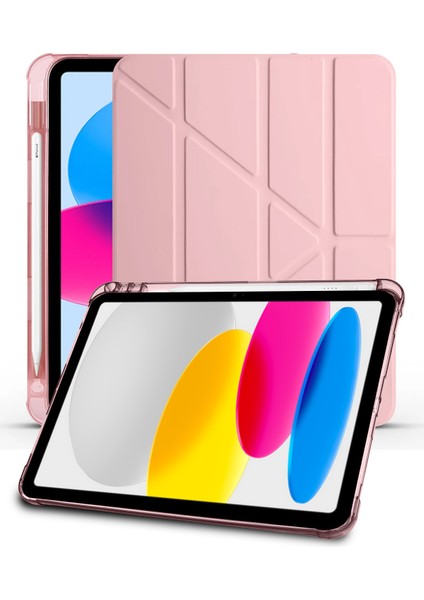 iPad 10. Nesil 2022 10.9” / 11. Nesil A16 2025 11” Uyumlu Kalem Bölmeli Uyku Modlu Akıllı Kılıf