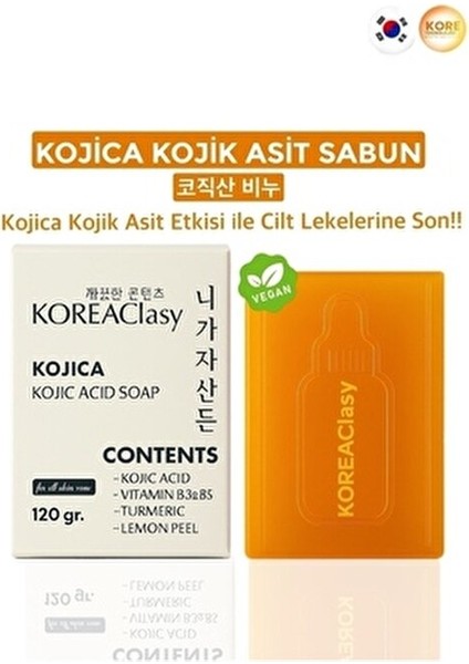 Kojic Asit Sabunu, Zerdeçal ve Kojik Asit Etkisi ile Leke Karşıtı Kojik Asit Sabunu indirimleri