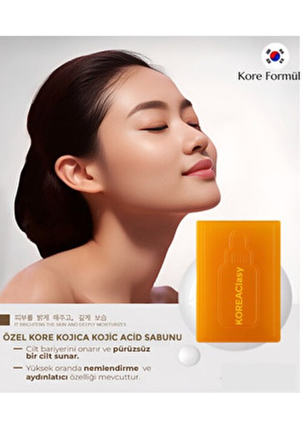 Kojic Asit Sabunu, Zerdeçal ve Kojik Asit Etkisi ile Leke Karşıtı Kojik Asit Sabunu