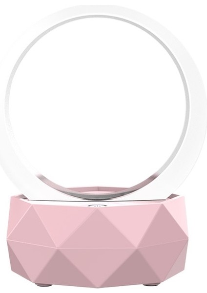 Kablosuz Bluetooth Hoparlör Akıllı Renkli Atmosfer Hoparlör Gece Lambası Başucu Lambası (Yurt Dışından)