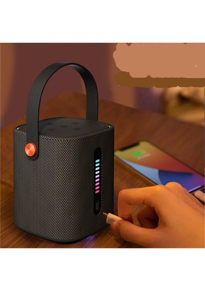 Kablosuz Bluetooth Hoparlör Açık Hava Taşınabilir Küçük Hoparlör Taşınabilir Hoparlör Büyük Sesli Şık Masaüstü (Yurt Dışından) modelleri