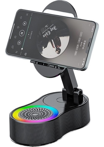 Endüksiyonlu Cep Telefonu Tutucu Güç Bankası Bluetooth Hoparlör Masaüstü Canlı Ses Noktası (Yurt Dışından) fiyatları
