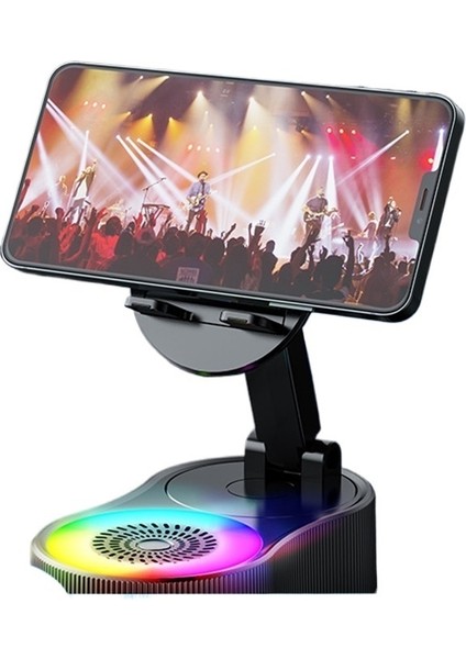 Endüksiyonlu Cep Telefonu Tutucu Güç Bankası Bluetooth Hoparlör Masaüstü Canlı Ses Noktası (Yurt Dışından) modelleri