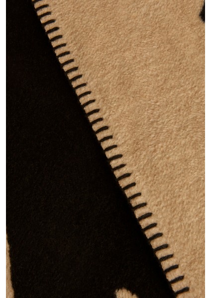 Çift Kişilik Pamuklu Battaniye 200x220 cm Beyaz Yumuşak Dokulu Konforlu Tasarım