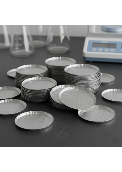 Alüminyum Tartım Kabı 100x8mm - Tartım Kapları - Yüksek Kalite - 100 Adetlik Toptan Set fırsatları