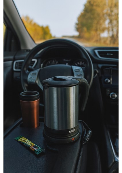 Paslanmaz Çelik Araç Içi Seyahat Kettle