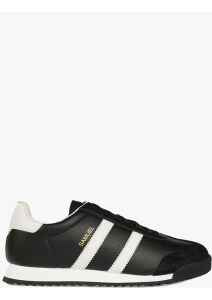 Samuel Siyah Beyaz Erkek Spor Ayakkabı