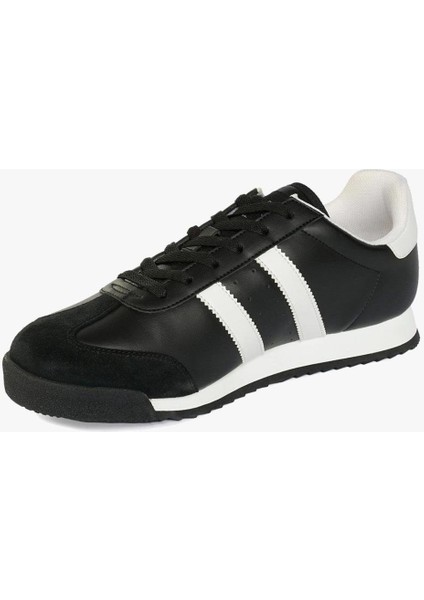 Samuel Siyah Beyaz Erkek Spor Ayakkabı modelleri