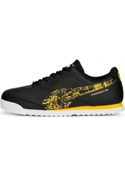 Pl Roma Via Puma Black-Lemon Chrome Siyah Erkek Spor Ayakkabı 30767201
