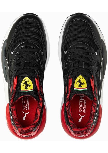 Ferrari X-Ray Speed Erkek Spor Ayakkabı Siyah 30765701 41 - Siyah-Kırmızı-Beyaz fırsatları
