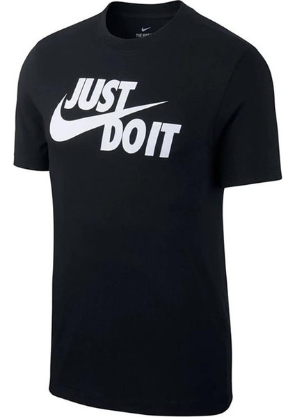 M Nsw Tee Just Do It Swoosh Erkek Siyah T-shirt - AR5006-011 modelleri