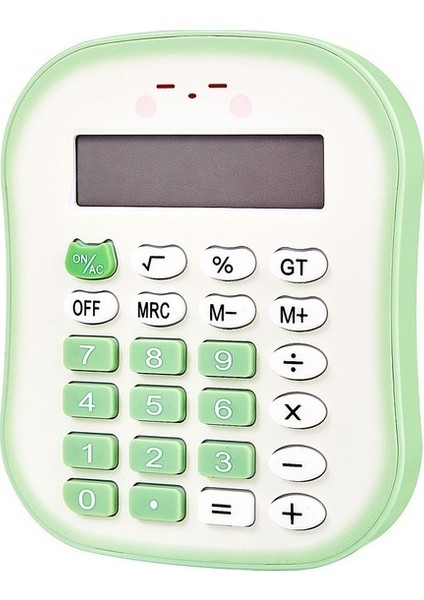 Beautifyy Sessiz Mini Hesap Makinesi 12 Handı Duman Renk Yüksek Değer Sevimli Bilgisayar Muhasebe Ofisi Taşınabilir (Yurt Dışından)