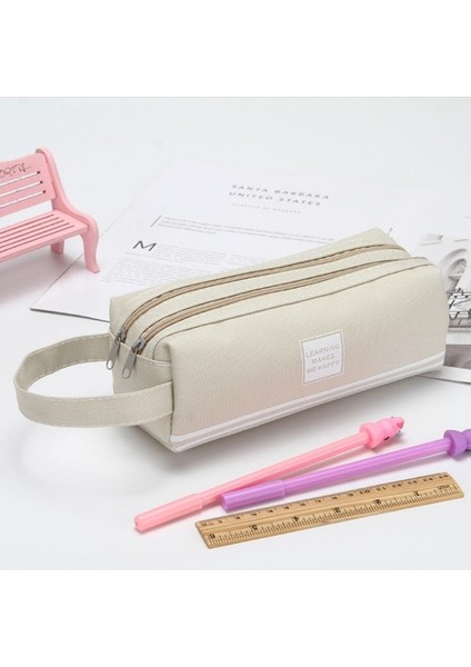 Elegant Choices Büyük Kapasiteli Oxford Kumaş Kalem Kutusu - Yeşil (Yurt Dışından)