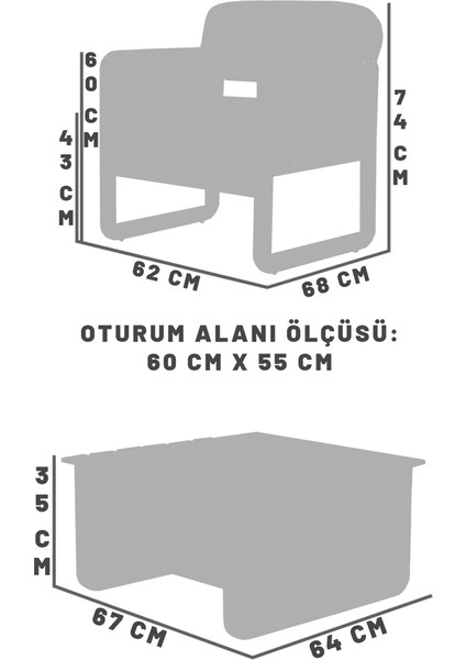 Alaves Hazeran Jüt Çay Seti Ceviz Ahşap,sütlü Kahve (1 Adet Tekli Berjer 1 Adet Sehpa) indirimleri
