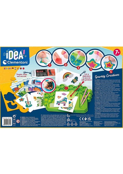 18716 Clementoni Idea Işıltılı Tasarımlar +7 Yaş indirimleri