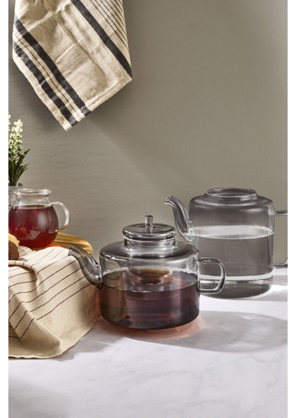 Tobby Borosilikat Cam Çaydanlık Füme fırsatları