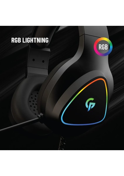 Esports Gaming Kulaklık 3D Ses Gürültü Engelleyici Mikrofon Rgb 50MM Sürücü 2.1m Kablo fırsatları