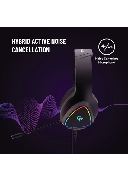 Esports Gaming Kulaklık 3D Ses Gürültü Engelleyici Mikrofon Rgb 50MM Sürücü 2.1m Kablo indirimleri