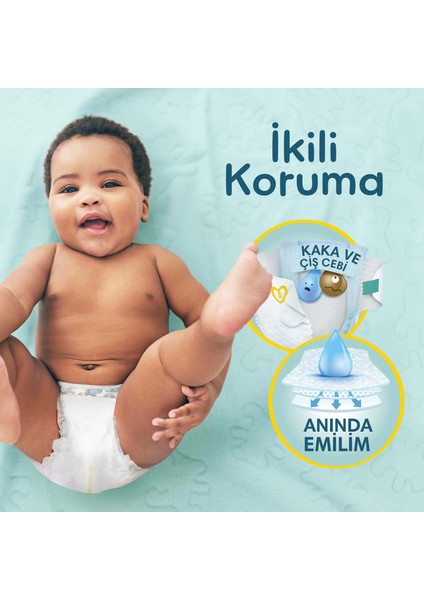 Bebek Bezi Premium Care 2 Numara 60 Adet Ekonomik Paket