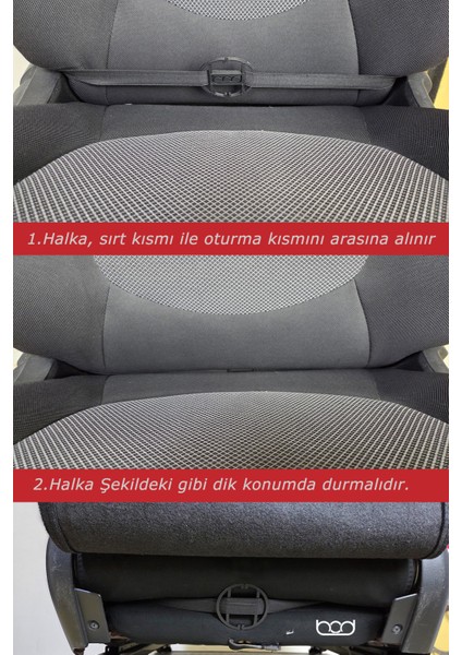 Eva Serisi Oto Koltuk Arkası Koruyucu Eşya Düzenleyici Araç Içi Organizer 2 Li Set Siyah indirimleri