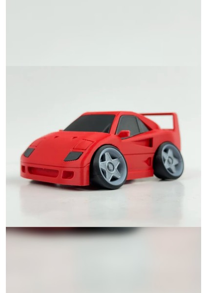 Karikatür Ferrari F40 Model Araba | Koleksiyonluk Dekoratif Maket | 3D Tasarım fiyatları