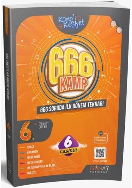 6. Sınıf Ilk Dönem Kamp Kitabı (Kampı Keşfet)