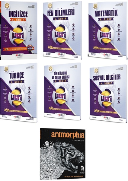 2026 Ulti 6. Sınıf Tüm Dersler Haftalık Ödev Föyleri Seti (7 Kitap)