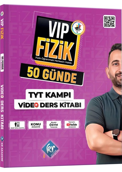 Vip Fizik 50 Günde TYT Kampı Video Ders Kitabı