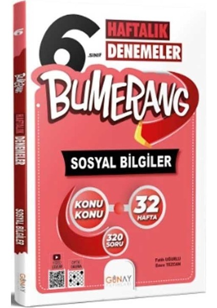 6. Sınıf Bumerang 32 Haftalık Sosyal Bilgiler Denemeleri 1022