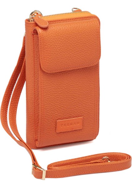 Turuncu Hakiki Deri Kadın Çapraz Askılı Çanta - S23K1BC05810-J35 fiyatları