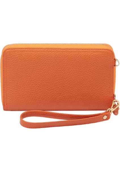 Turuncu Hakiki Deri Kadın Çapraz Askılı Çanta - S23K1BC05810-J35 fırsatları