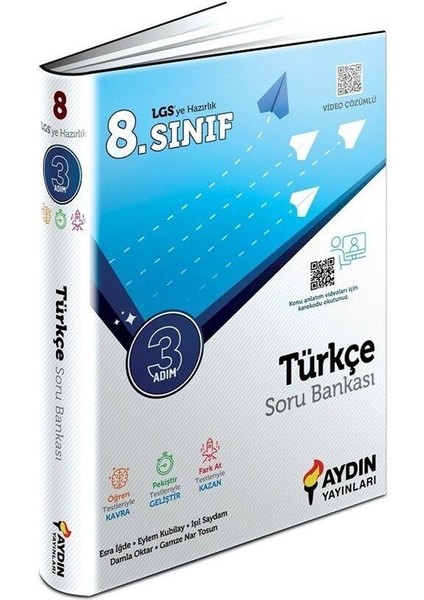 8. Sınıf Türkçe Üç Adım Soru Bankası