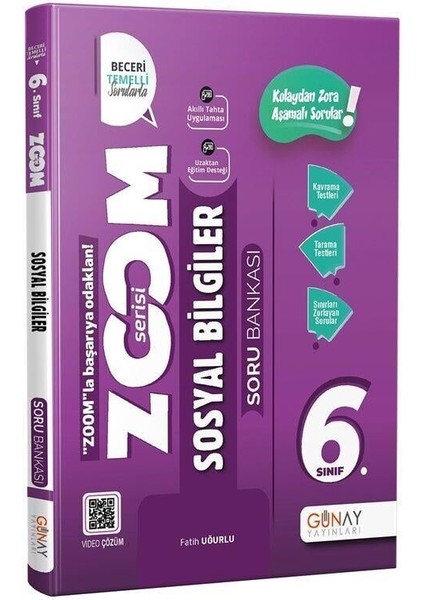 6. Sınıf Yeni Zoom Sosyal Bilgiler Soru Bankası