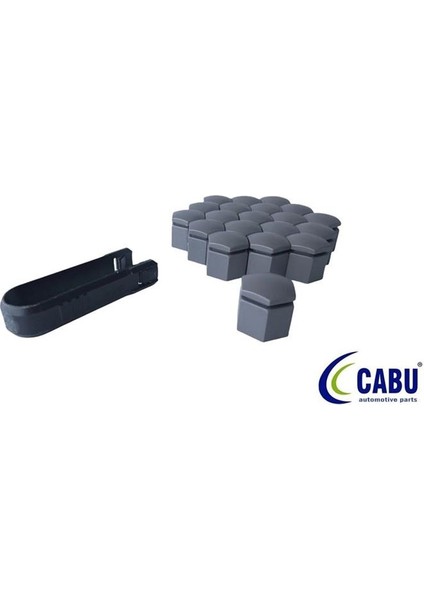 220648 - Bijon Kapağı Kömür Metalik 19×24MM Astra J - K. Insıgnıa B. Mokka 20 Adet 220644