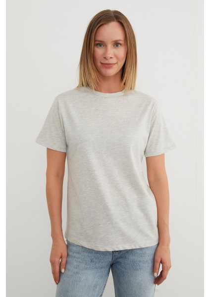 Basic Bisiklet Yaka Tişört