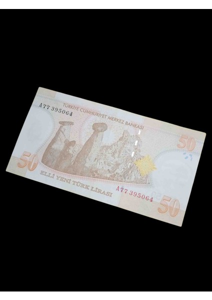 A77 8. Emisyon 50 Yeni Türk Lirası Koleksiyon Para Hobi Hediye Antika Darpane fiyatları
