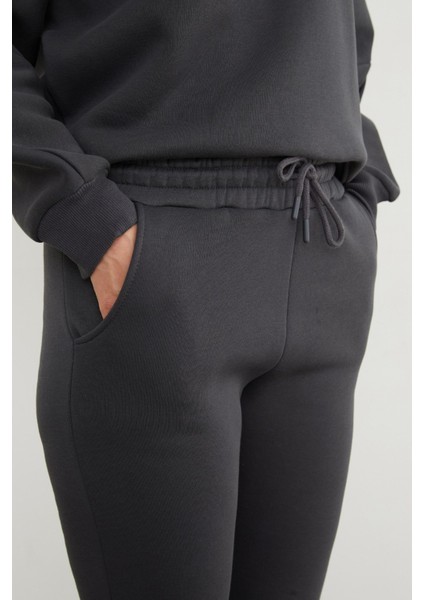 3 Iplik Basic Kapüşonlu Jogger Eşofman Takımı