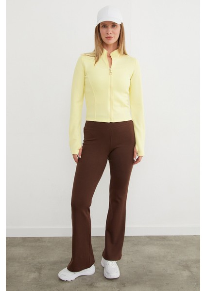 Parmak Geçmeli Fermuarlı Sweatshirt fiyatları