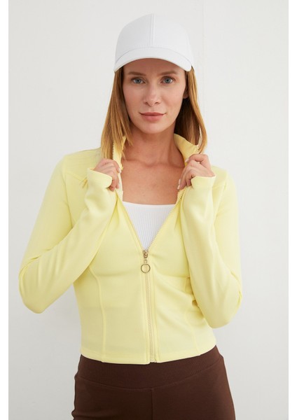 Parmak Geçmeli Fermuarlı Sweatshirt modelleri