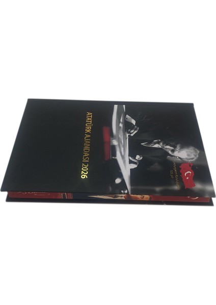 2026 Atatürk Ajandası Isme Özel 1 Adet Sert Kapak Şık Siyah Tasarım indirimleri