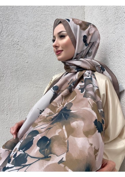 Yeni Sezon Gül Desen Soft Pamuk Rahat ve Zarif Şal