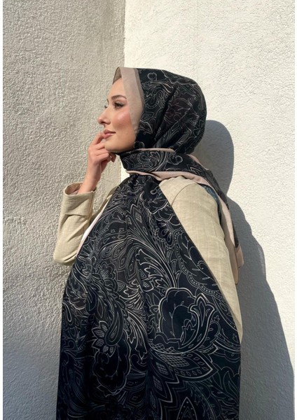 Yeni Sezon Çini Desen Soft Pamuk Rahat ve Zarif Şal