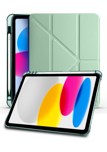 iPad 10. Nesil 2022 10.9” / 11. Nesil A16 2025 11” Uyumlu Kalem Bölmeli Uyku Modlu Akıllı Kılıf