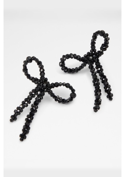 Tinslamini Kadın Küpe - Siyah