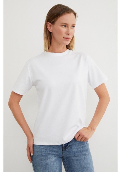 Basic Bisiklet Yaka Tişört