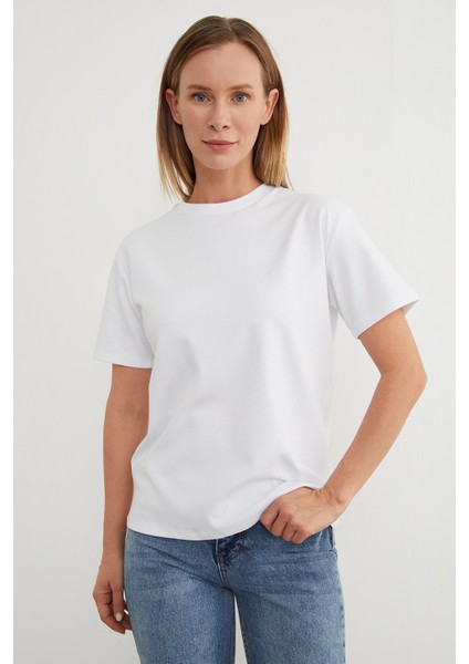 Basic Bisiklet Yaka Tişört fiyatları