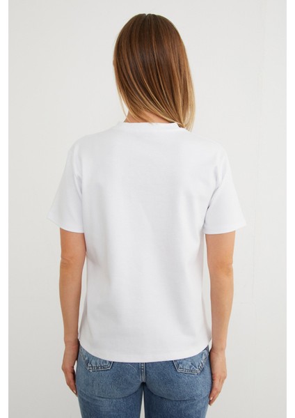 Basic Bisiklet Yaka Tişört indirimleri