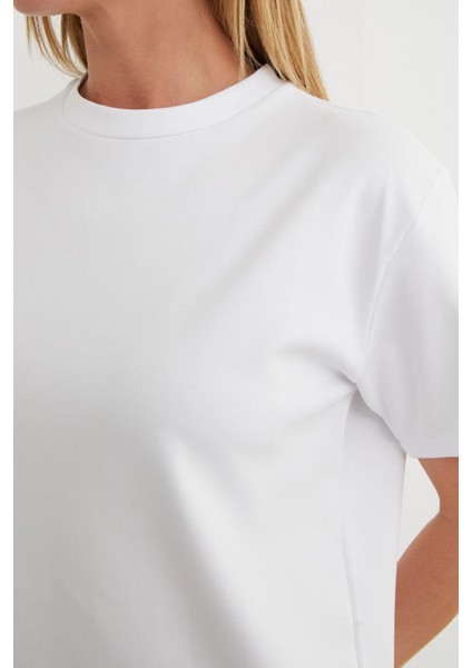 Basic Bisiklet Yaka Tişört