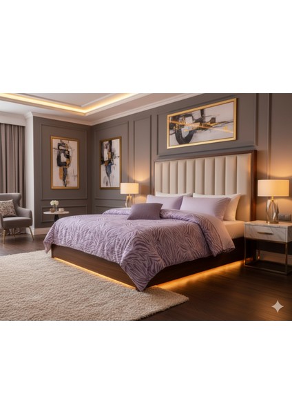 Ranforce Zebra Lila Çift Kişilik Nevresim Takımı modelleri